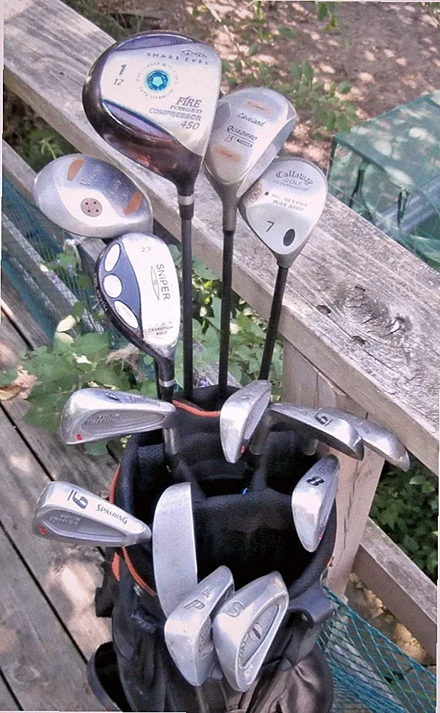 Men's Full 14 Golf Club Set &Bag. Callaway, PING, Cleveland, Wilson-Regular Flex