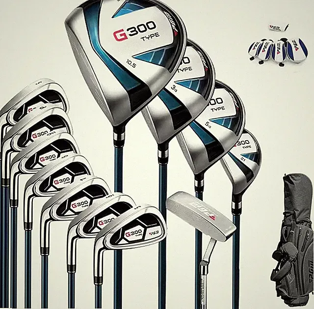 Men'S G300 Type 9/12 Pieces Complete Golf Club Set - Titanium #1 Driver, Draw-Bi