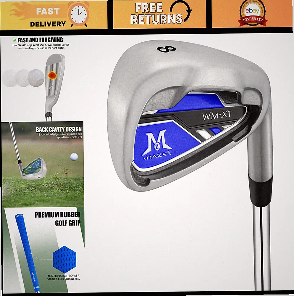 Men's Golf Iron Set 1-9, PW, AW, SW