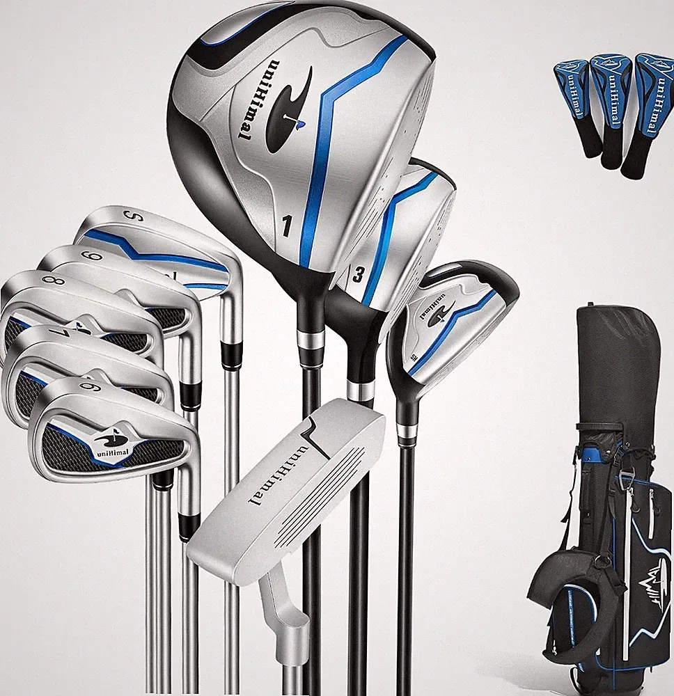 Men’s Golf Club Set Right Hand – 13–16 Piece Complete Set W/ Driver Woods