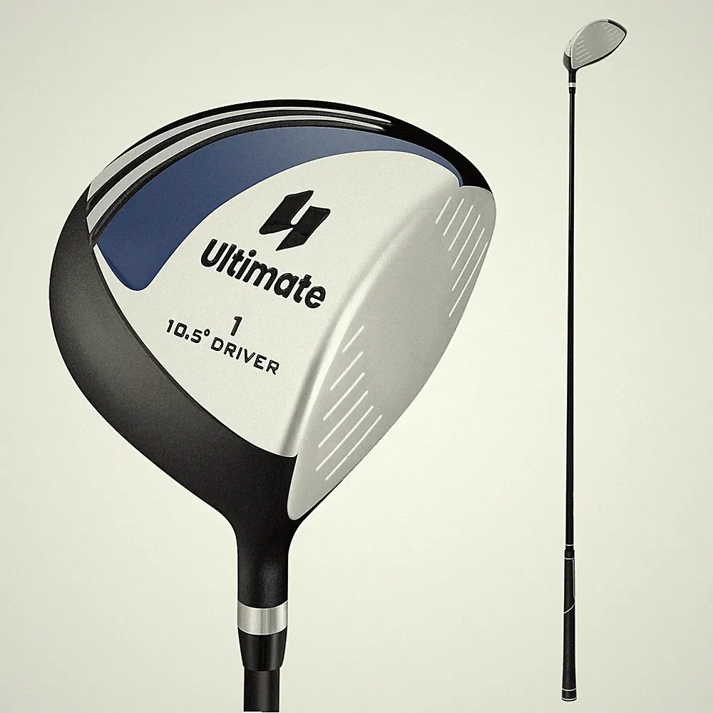Men’s Golf Driver for Beginners, 460CC Driver Golf Club Right Hand, 10.5° Alu...
