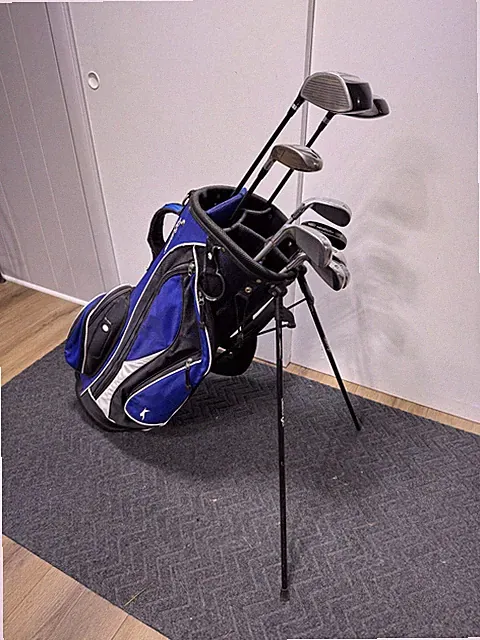 Men's Golf Set w/ Graphite Irons & Slazenger Stand Bag - 11 Clubs - R Flex - RH