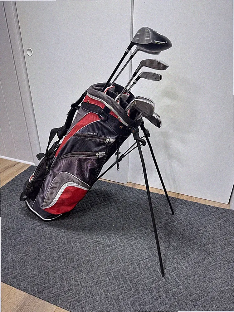 Men's Golf Set w/ PGX Driver & Intech Stand Bag - 11 Clubs - R Flex - RH