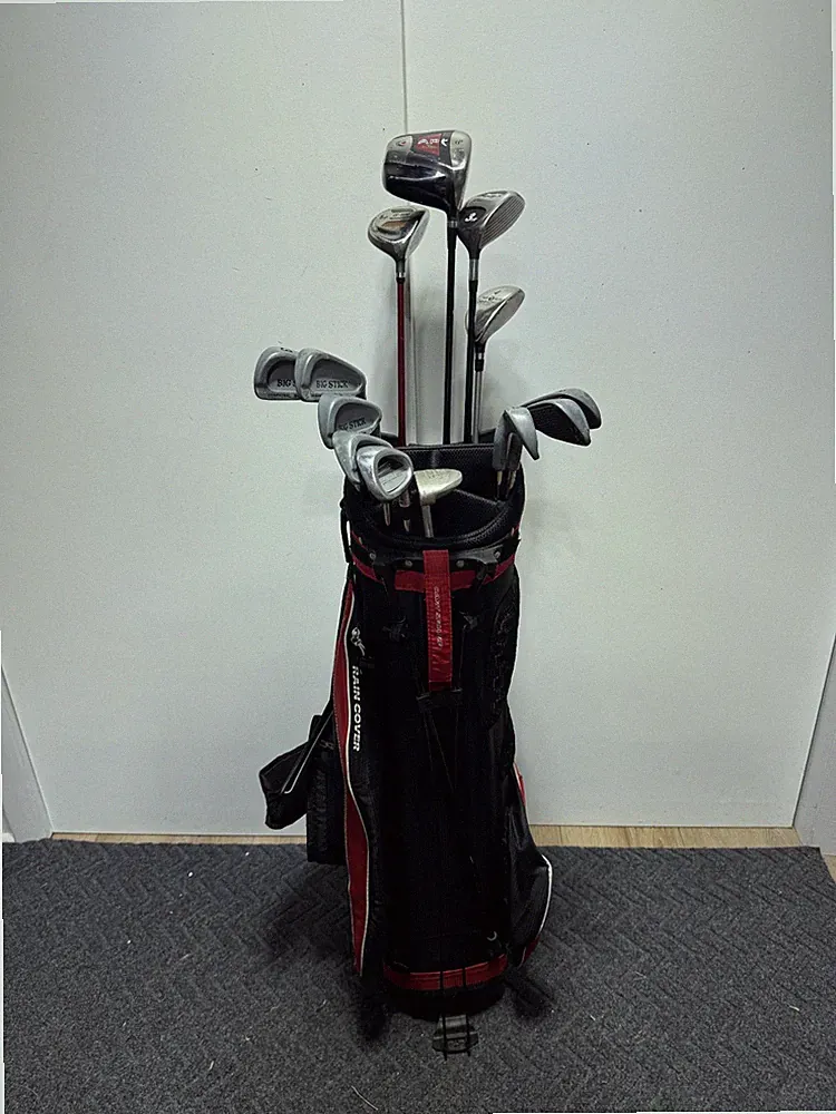 Men's Golf Set w/ Rawlings Irons & Maxfli Cart Bag - 13 Clubs - R flex - RH