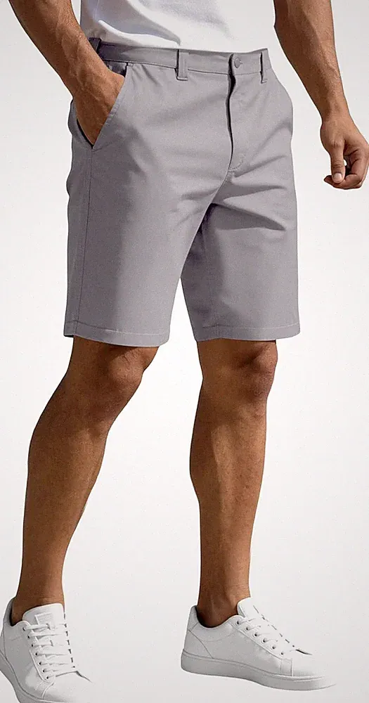 Men's Golf Shorts 9'' Lightweight Buttery-Smooth Quick Dry Pocket Chino Shorts