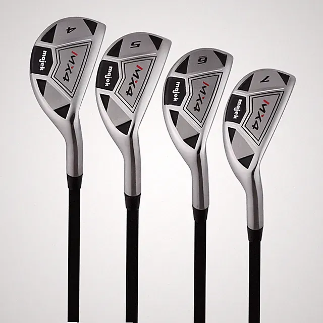 Men's Majek MX4 Hybrid Iron Set #4, 5, 6, 7 Senior "A" Flex Graphite Rescue Club