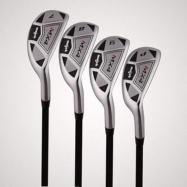 Men's Majek MX4 Hybrid Iron Set (7-PW) Senior "A" Flex Graphite Rescue Clubs