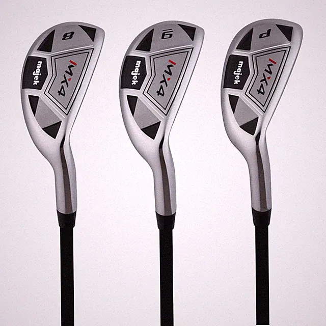 Men's Majek MX4 Hybrid Iron Set #8, 9, PW Senior "A" Flex Graphite Rescue Clubs