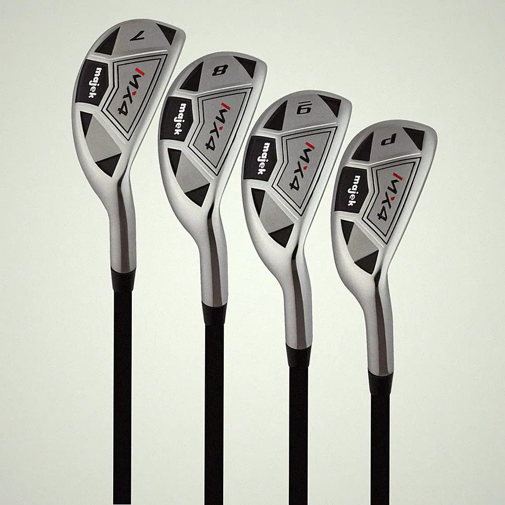 Men's Majek MX4 Progressive Hybrid Iron Golf Set #7-PW "R" Flex Graphite