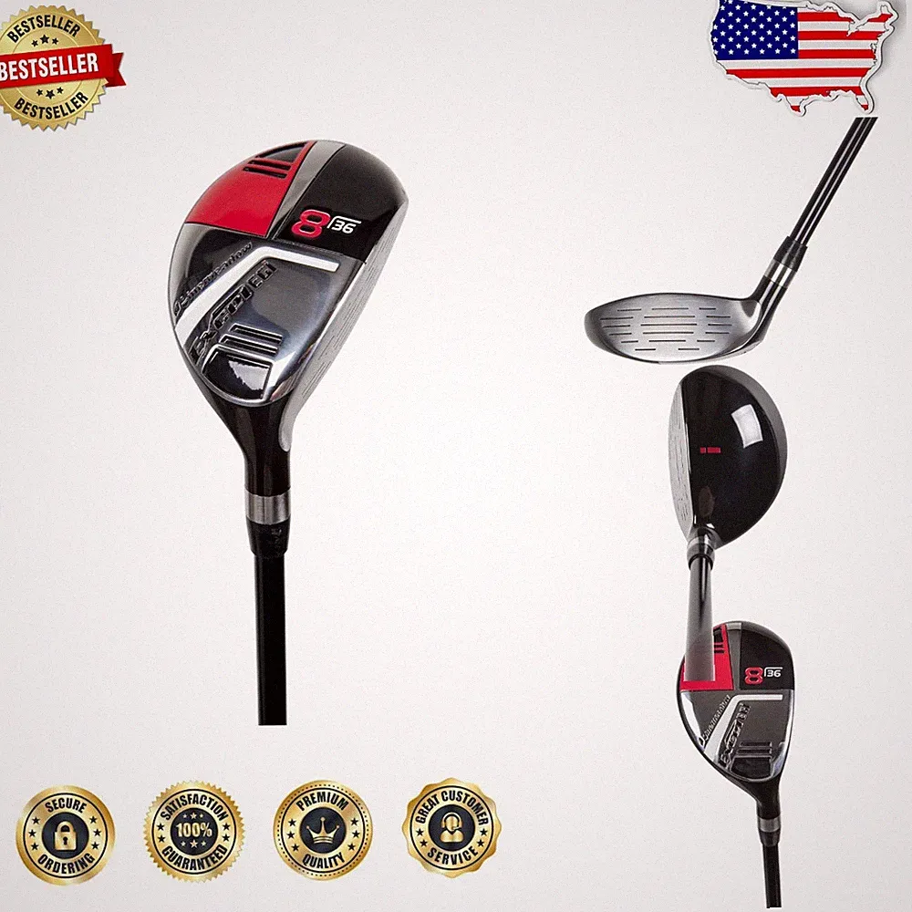 Men's Pinemeadow EGI RH Golf Hybrids - Larger Sweet Spot, Graphite, Regular Flex