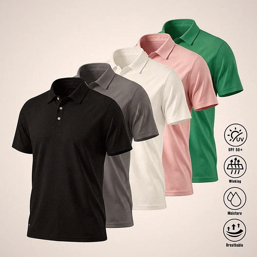Men's Quick Dry POLO Shirt Light weight, sport shirt for summer, Golf shirt