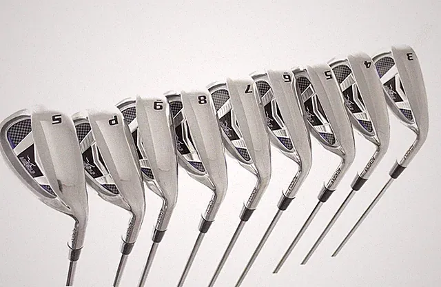 MEN'S RIGHT MAGNUM XS WIDE SOLE IRONS SET 3-9 + PW & SW, GRAPHITE, CHOOSE LENGTH