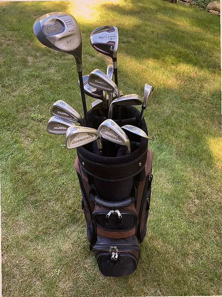 Mens Complete Golf Club Set & Bag, Tommy Armour, Adams & More, Good Condition