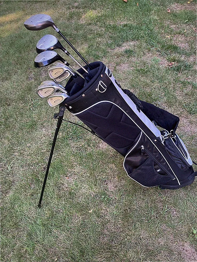 Mens Complete Golf Club Set & Bag, Top Flite & Dunlop, Good Condition