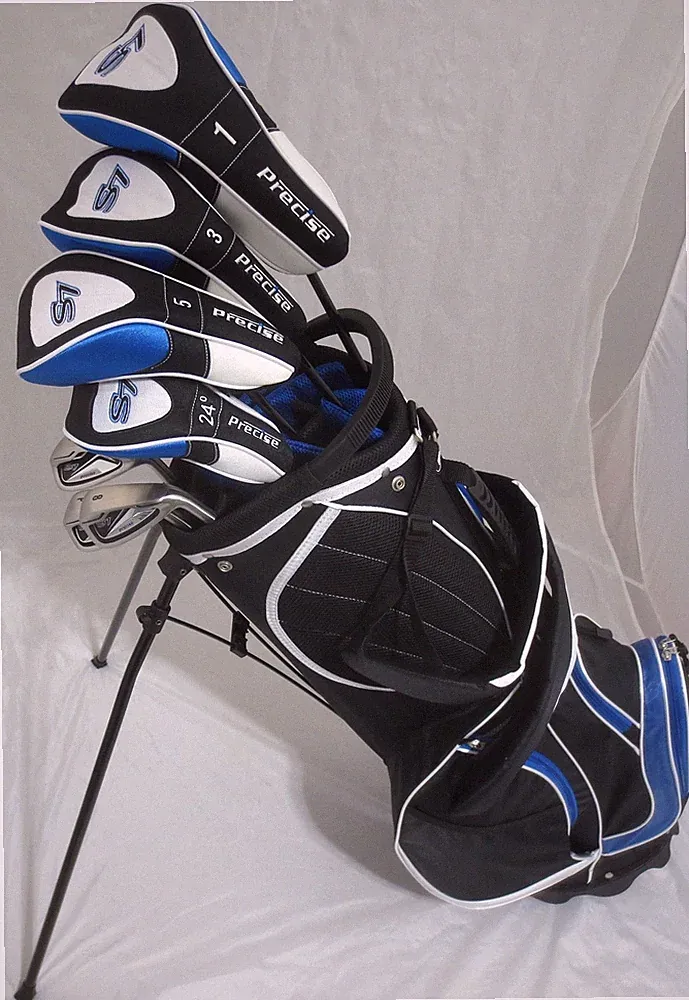 Mens Complete Golf Club Set Driver, Woods, Hybrid, Irons SW Putter Stiff