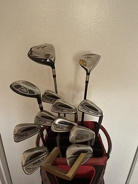 MENS GOLF CLUB SET TAYLOMRADE WOOD , PING IRON , WITHOUT BAG