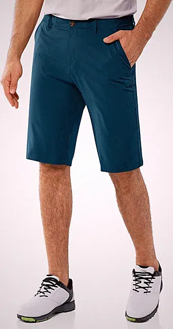 Mens Golf Shorts 11 Inch Inseam Stretch Quick Dry Water Repellent Casual Shorts
