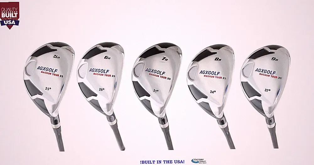 AGXGOLF MAGNUM XS Senior Hybrid Iron Set