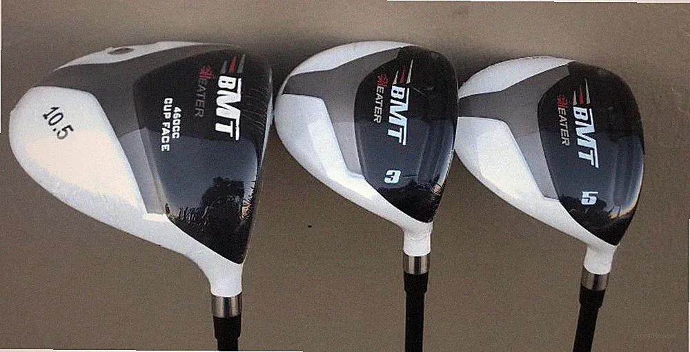 Mens Standard Taylor Fit BMT White graphite stiff 10.5,# 3,5 golf wood set