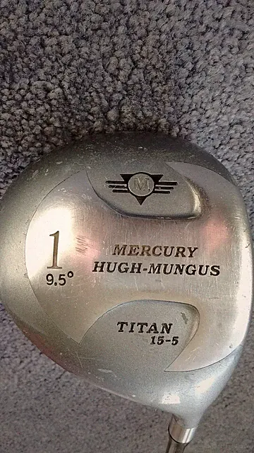Mercury Hugh-Mungus Titan 9.5 Degree Driver / Mens RH Graphite Shaft - 41 3/4"