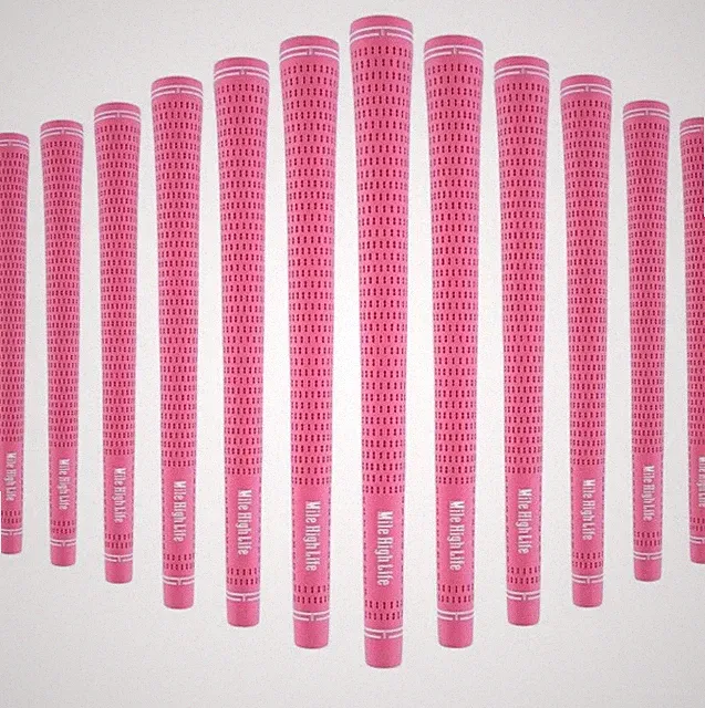 Mile High Life | Standard Golf Club Grips | 12 Pc Set Bundle Golf Grips | Pink!