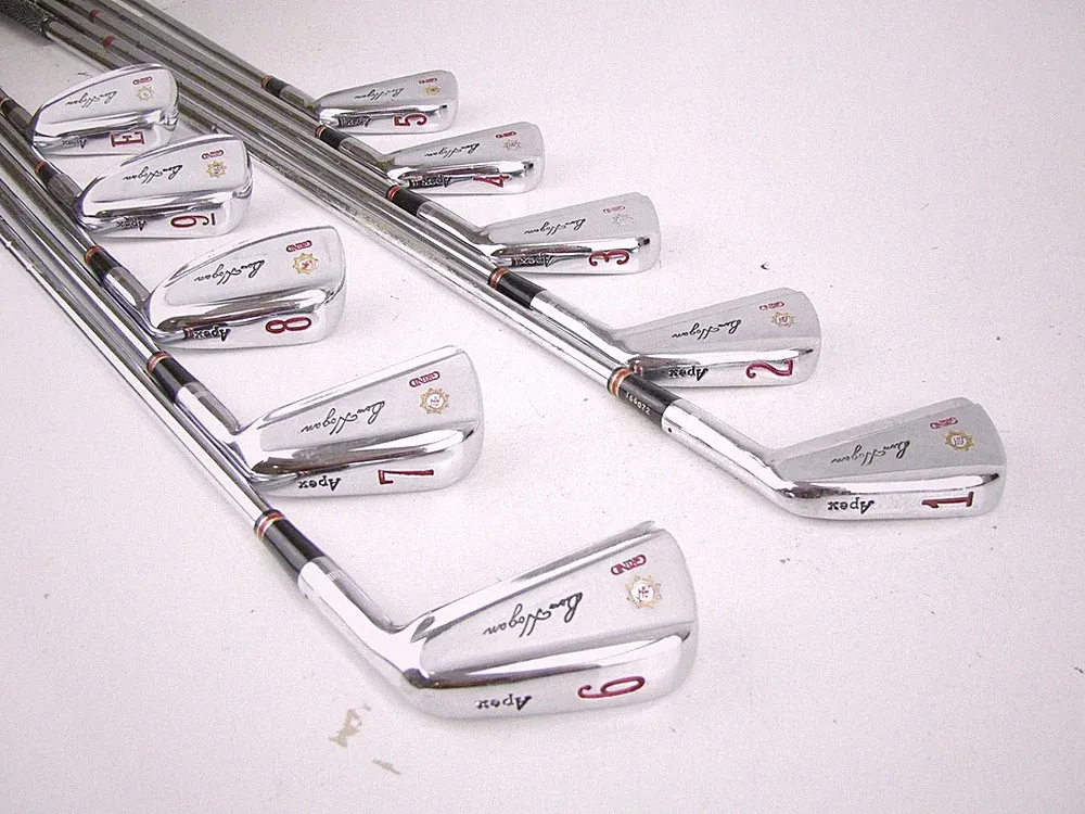 MINT Ben Hogan 1990 Apex Grind Iron Set 1-PW Steel Stiff -1/2"