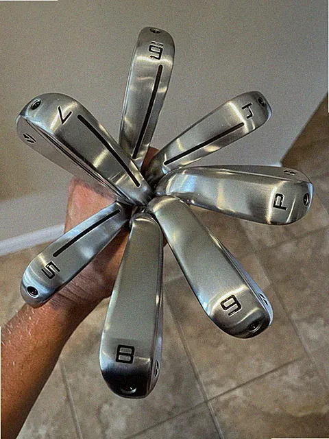 MINT Custom 2026 TaylorMade P790 Iron Set 4-PW Black KBS Tour 120 Stiff Plus 1/4