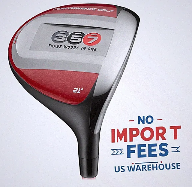 Mint Demo Performance Golf 357 Super 7 Wood - Choose Flex Ship From US