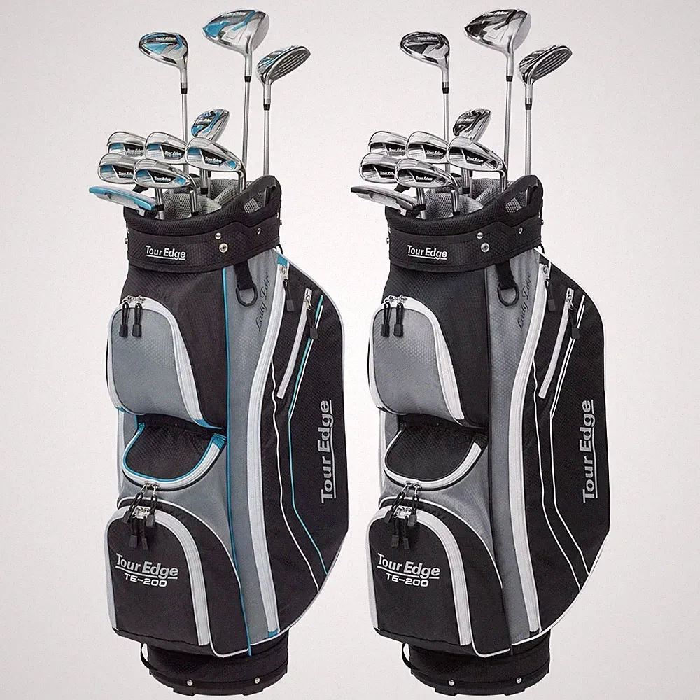 Mint DEMO Tour Edge TE-200 Lady Edge Golf Set w Driver, Wood, Irons, Bag, Putter