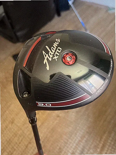 MINT LH ADAMS XTD DRIVER 9.0 ADJUSTABLE LOFT W PROJECT X HZRDUS RED CB 50G 5.5