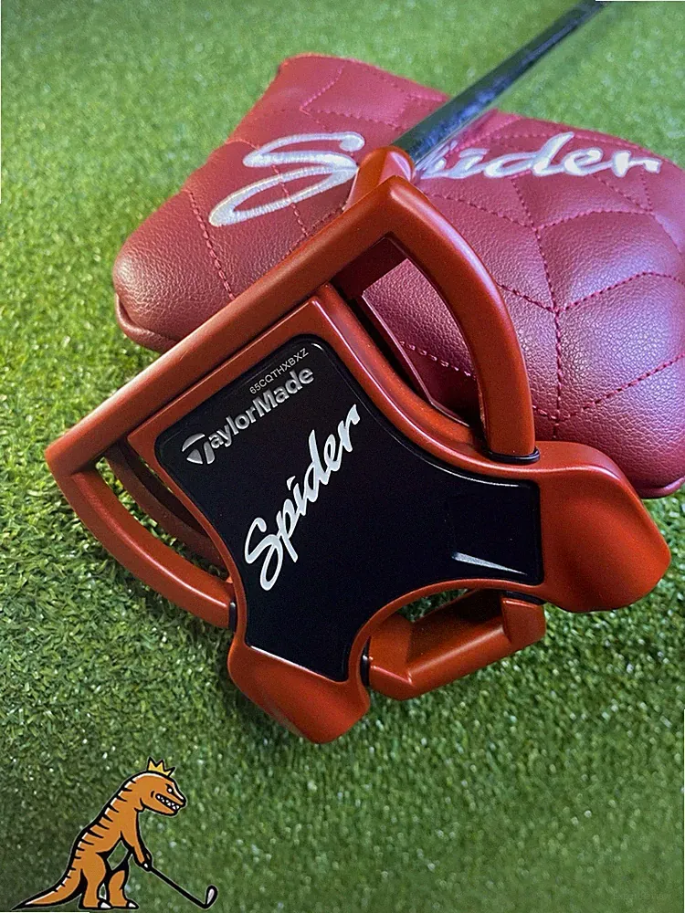 Mint TaylorMade Spider Red 35” Slant Neck Mallet Putter + HC