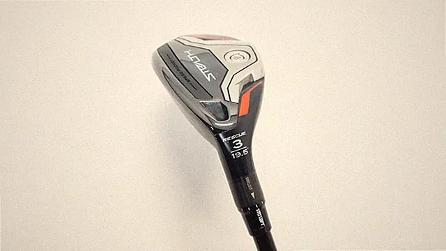 Mint Taylormade Stealth Plus Rescue 19.5 3 Hybrid Stiff Left Hand Excellent