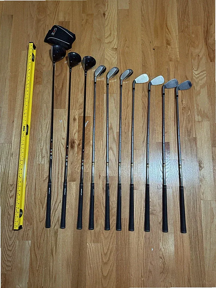 Mitsushiba XR5 Right-Handed 11pc Complete Starter Golf Club Set Black/Silver