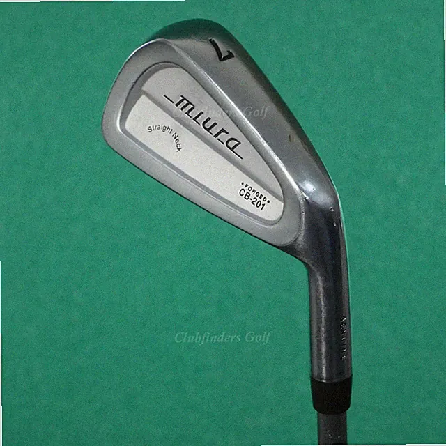 Miura CB-201 Straight Neck Forged Single 7 Iron ACCRA 90i Graphite Stiff