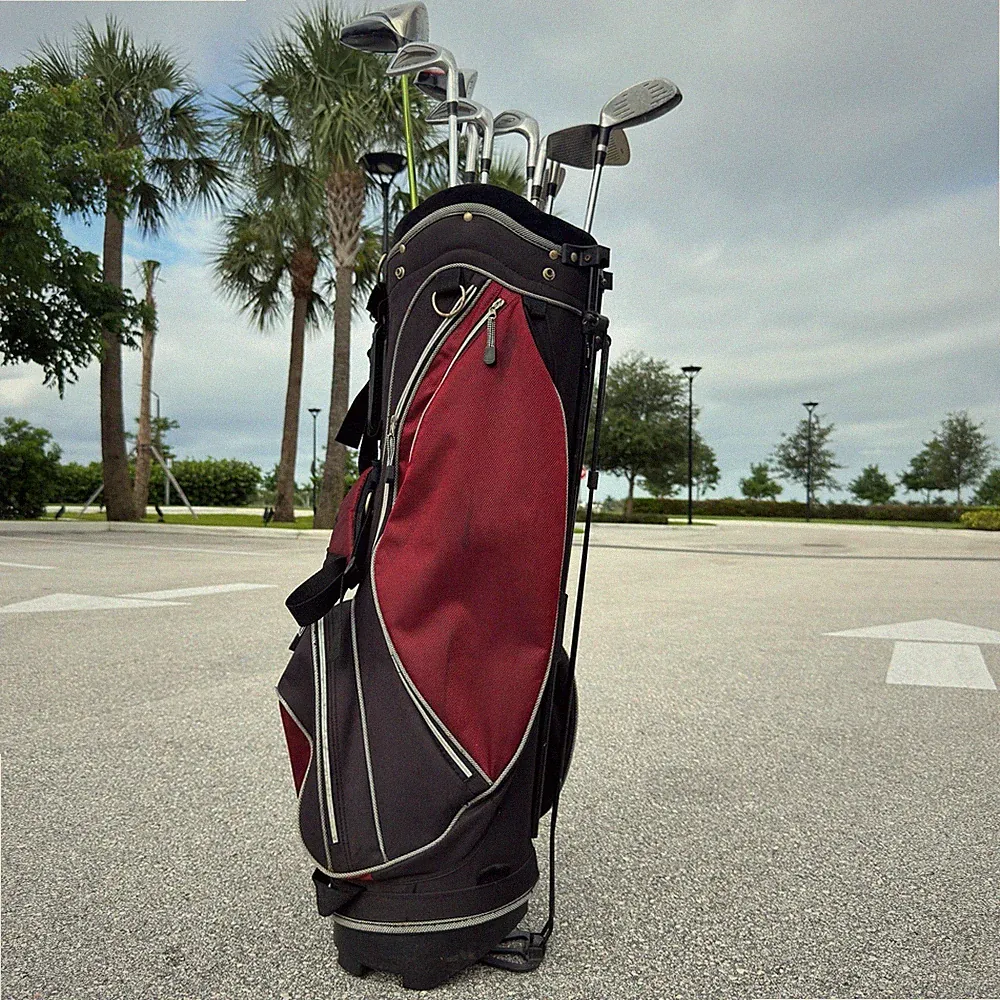 Mixed Golf Club Set Wilson Profile TechPower TPC 18 Cougar Putter with Stand Bag