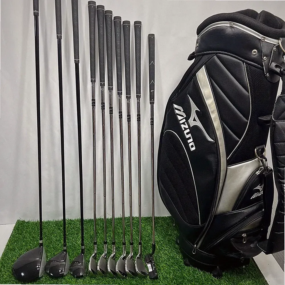 Mizuno Golf Club Set Men’s Full Beginner Full Set with Caddy Bag, Used