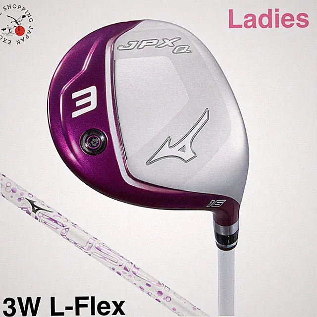 Mizuno Golf JPX Q Fairway Wood Club 3W 22 MFUSION F Ladies Graphite Shaft L-Flex