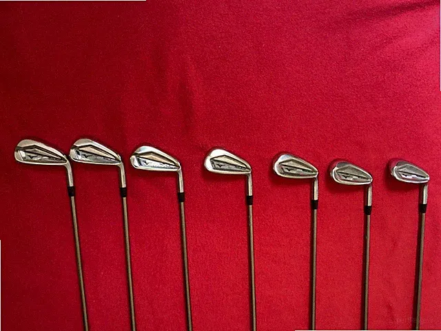 MIZUNO JPX 921 FORGED IRON SET 5-GW/PW. +1/4 LENGTH RECOIL F2 SHAFTS