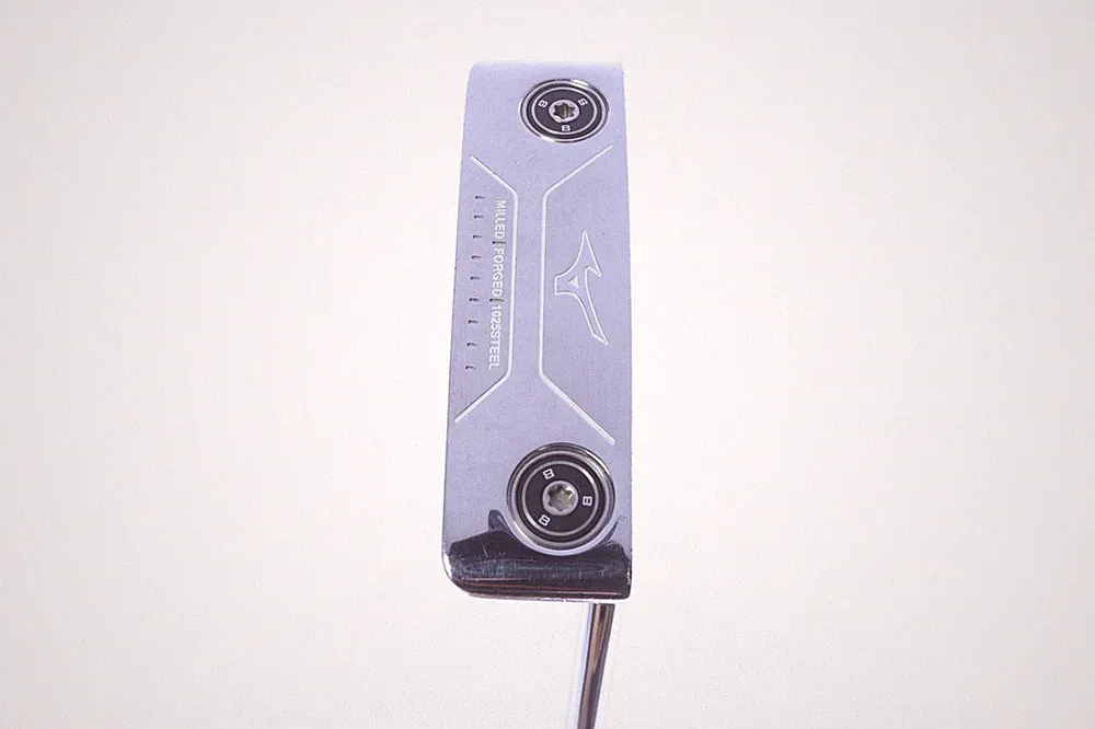 Mizuno M Craft I White Satin 34.5 in Putter Blade RH Mizuno Steel Stock Mid-Size