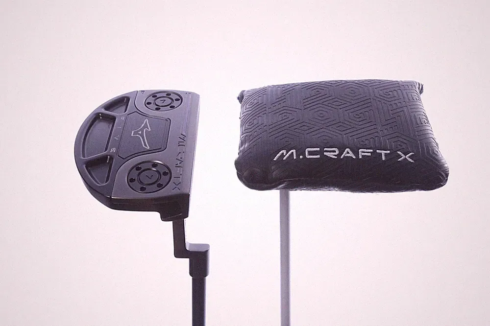 Mizuno M.Craft X P5 35 in Putter Mallet RH Mizuno Stock Steel Mid-Size Grip
