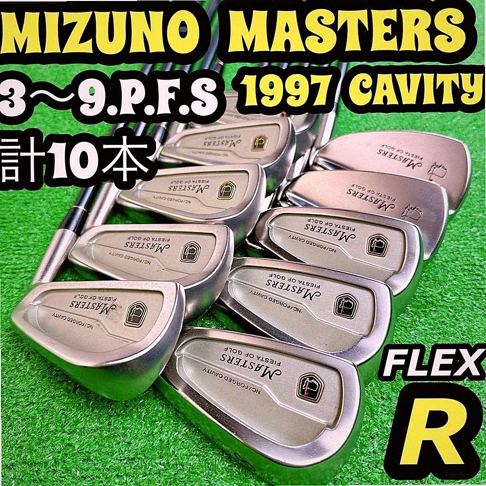 Mizuno Masters Forged Cavity Iron Set 3-9,P,F,S 10pcs Graphite Shaft R-Flex RH