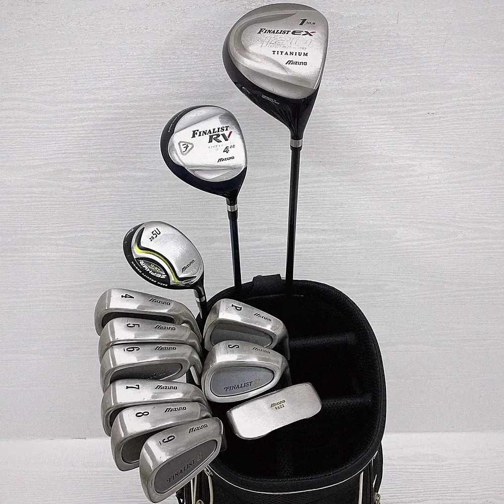 MIZUNO Men's Golf Club Beginner Set, 12 Clubs, FLEX:R [FINALIST ZEPHYR]