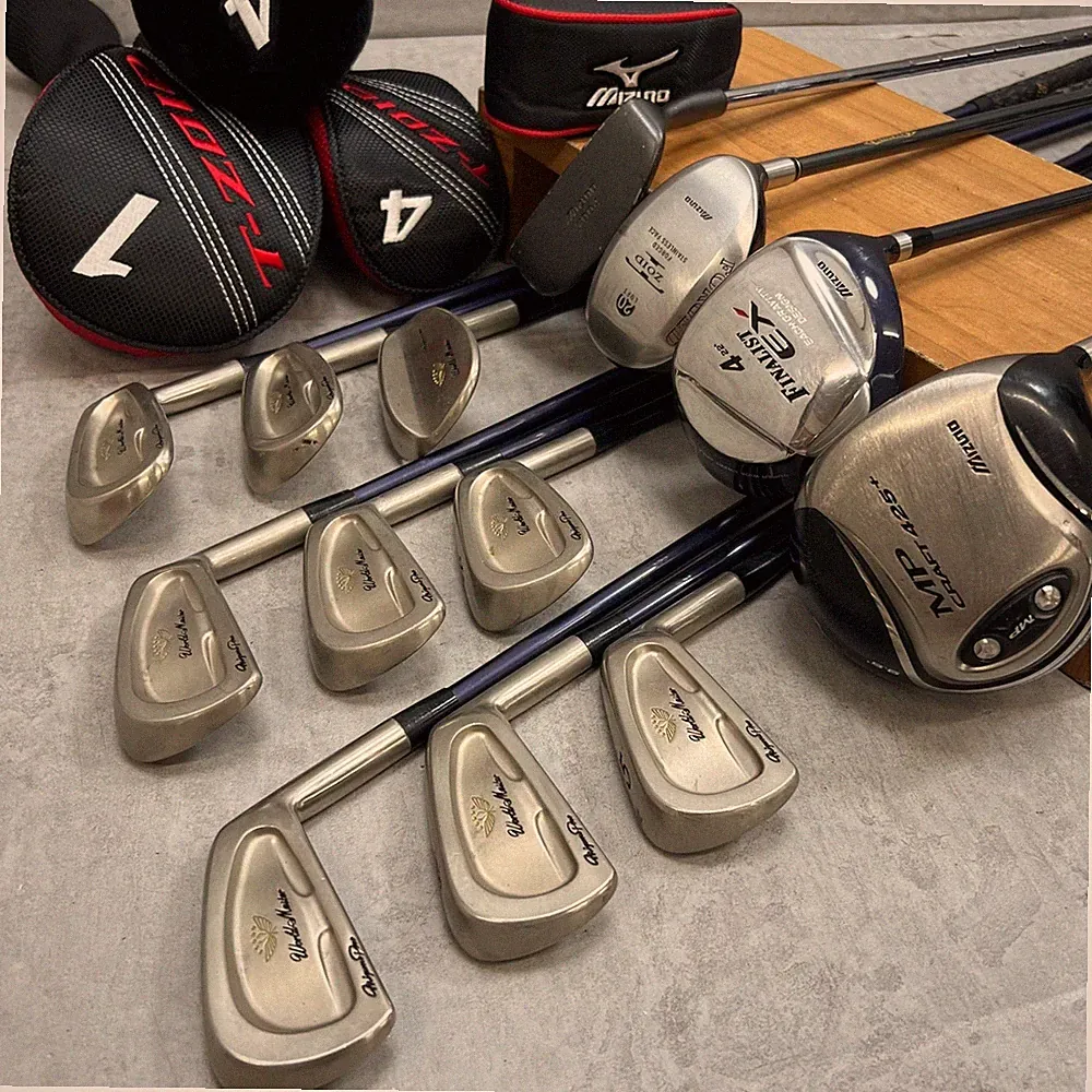 MIZUNO Men's Golf Club Set 13pcs Right Handed Driver Irons Putter