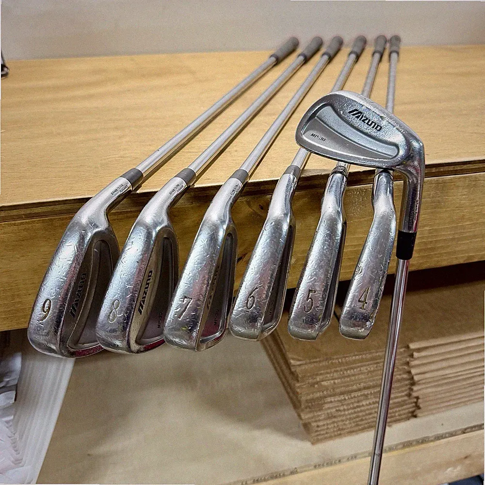 Mizuno Mp 30 Iron Set Grain Flow Forged 4-PW Steel Shaft Stiff Flex Right Han RH