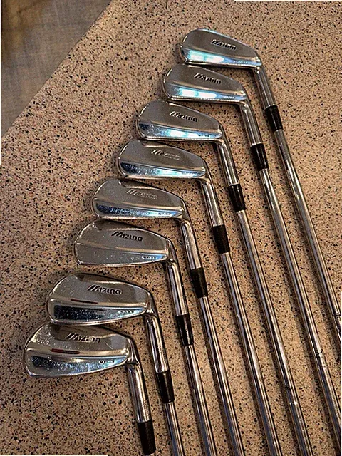 Mizuno MP 33 Iron Set 3-PW True Temper Dynamic Gold S300 Stiff Mens RH +.75”
