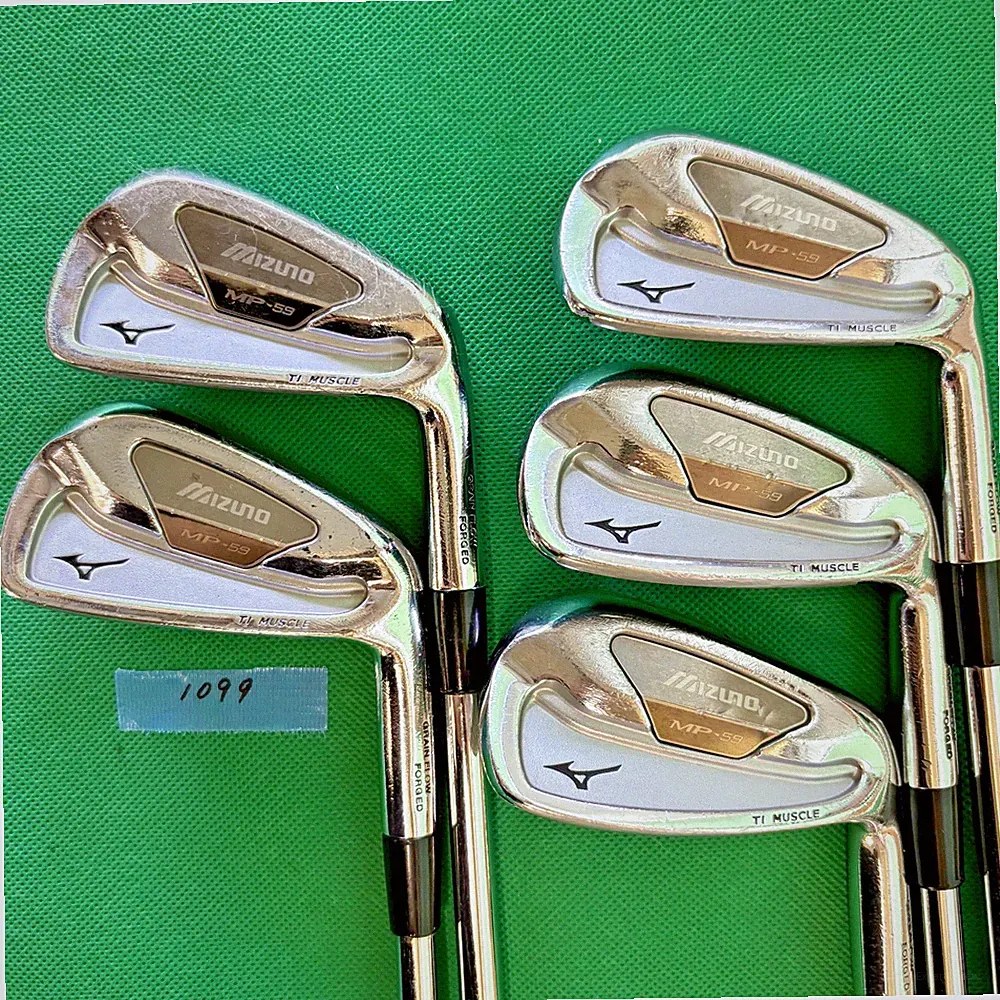 Mizuno MP-59 Iron Set 5pcs 6-Pw Flex S Stiff Modus3 Steel Shaft Golf Clubs