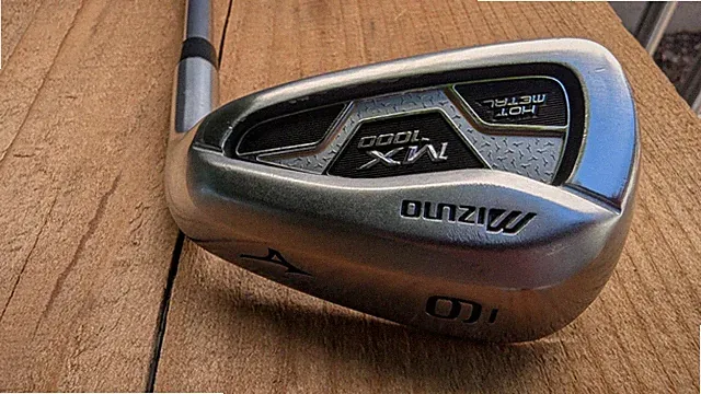 Mizuno MX 1000 Hot Metal Single 9 Iron Golf Club Right Hand Steel Shaft Lamkin