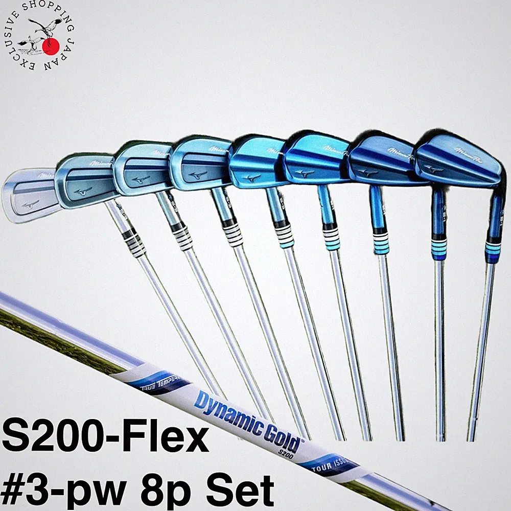 Mizuno Pro Ice Blue Limited Ed Iron Set #3-pw 8p S200 Dynamic Gold Tour Issue