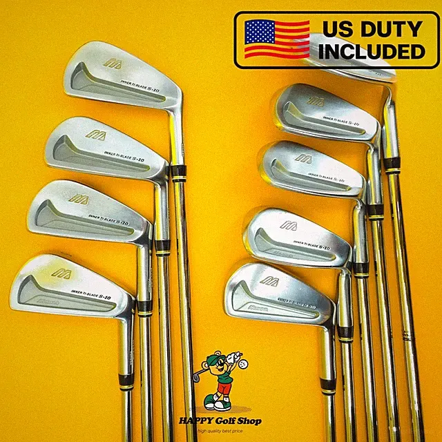 Mizuno S-10 Beginner Iron Set 3-9, PW, AW | Dynamic Gold S200 Stiff Flex