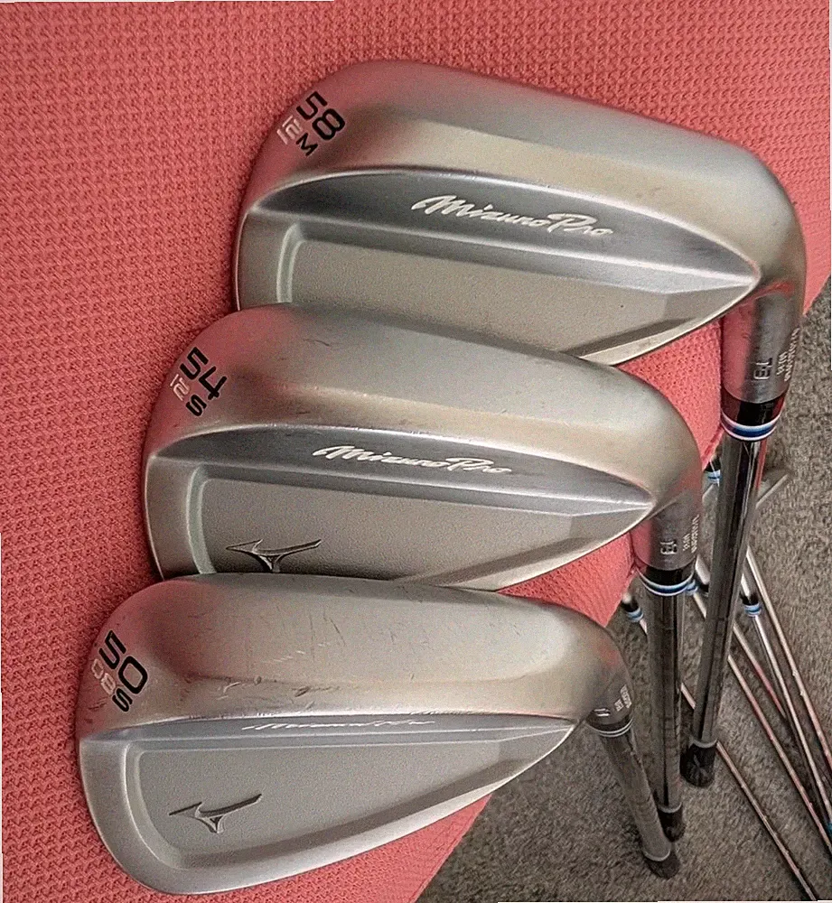 Mizuno T-3 Satin 50/08, 54/12, 58/12 Wedge Set - Nippon NS Pro Tour 105 Exc Cond